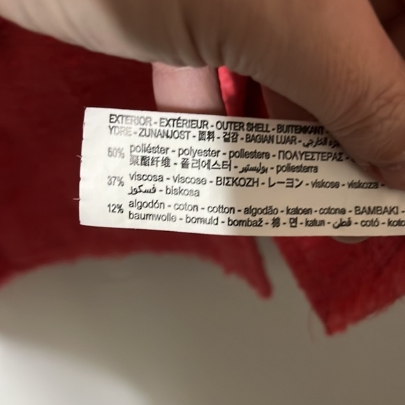 Zara Oversized Pink Blazer with Gold Toned Buttons - Picture 5 of 6